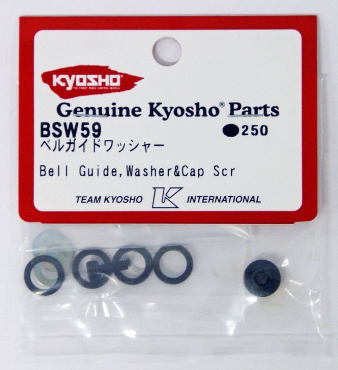 Kyosho BSW59 Bell Guide,Washer&Cap Scr