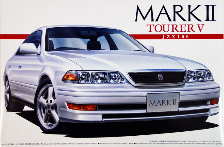 Aoshima 01608 Toyota Mark II Tourer V (JZX100) 1/24 Scale Kit (4905083001608)
