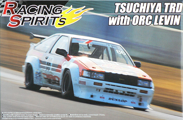 aoshima　DISM 1/24 corolla levin AE86 TRD-AE86-Toyota-Corolla-Levin-