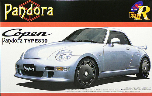 Aoshima 42434 Daihatsu Copen Pandora Type 830 1/24 Scale Kit (4905083042434)