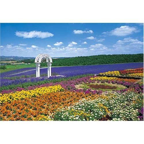 Epoch Jigsaw Puzzle 25-081S Flowers at Furano Japan (300 Pieces) (4977389250813)