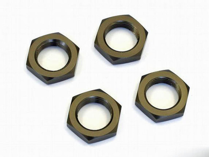 Kyosho IF222GM Wheel Nut (Gunmetal/4pcs)