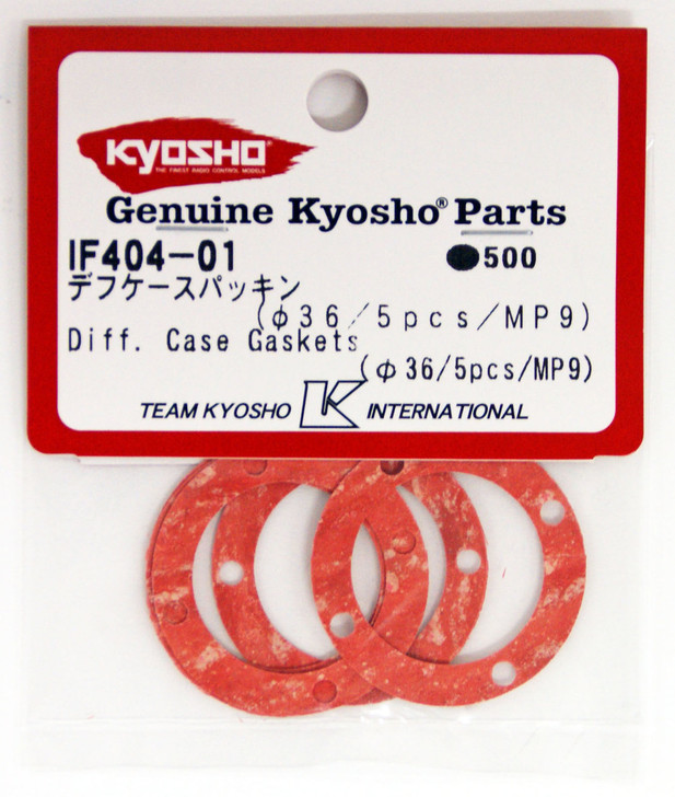 Kyosho IF404-01 Diff. Case Gaskets (?36/5pcs/MP9)