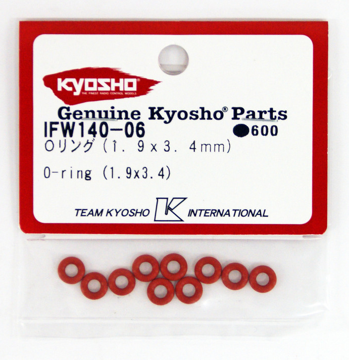 Kyosho IFW140-06 O-ring (?1.9 x 3.4mm)