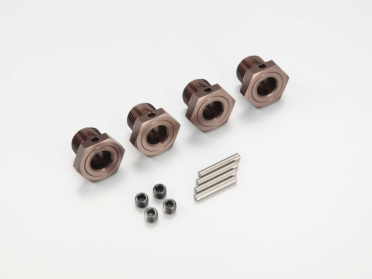 Kyosho IFW326GM Wheel Hub (Narrow/MP9/777/Gunmetal/4pcs)