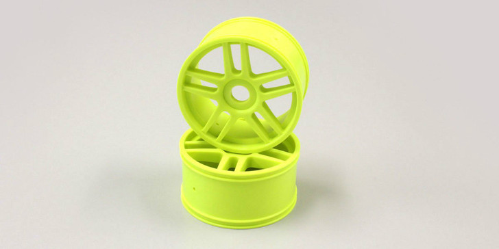 Kyosho IGH005KY Wheel(10-Spoke/F-Yelow/2Pcs)