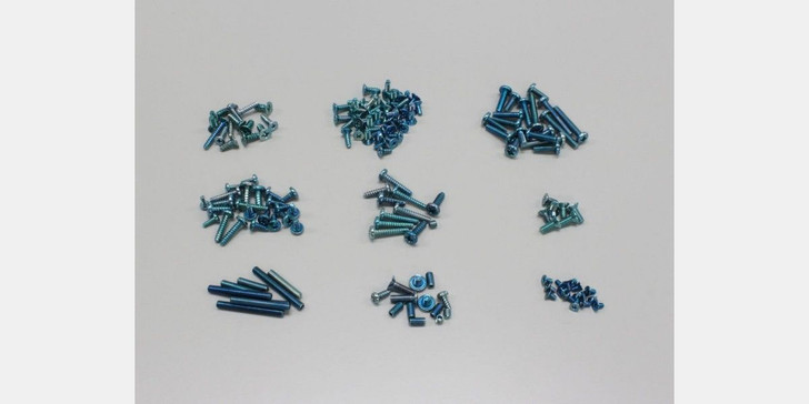 Kyosho IHW08BL Aluminum Color Screw Set(Blue/Mini Inferno)