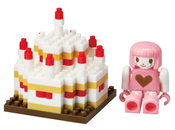 Kawada ML-023 nanoblock Happy Birthday Girl (4972825138243)