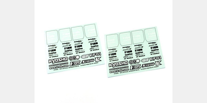 Kyosho KFD002 NFO Official Sponsor Decal(2pcs)