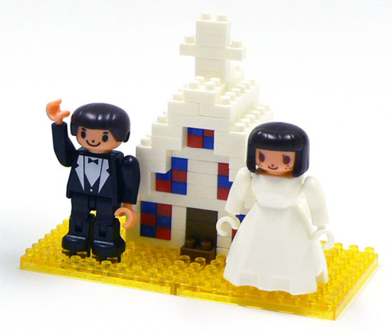 Kawada ML-025 nanoblock Happy Wedding (4972825138250)