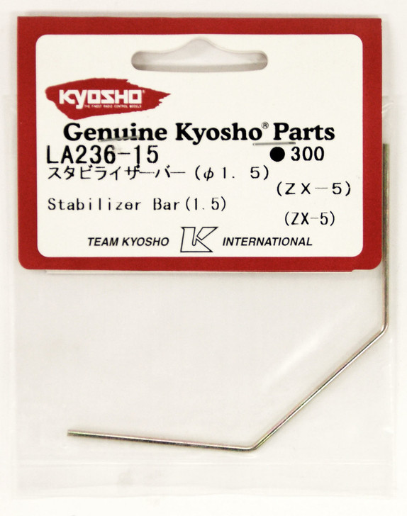 Kyosho LA236-15 Stabilizer Bar(?1.5)(ZX-5)
