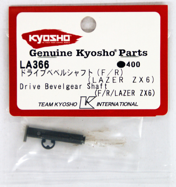Kyosho LA366 Drive Bevelgear Shaft (F/R/ZX6)