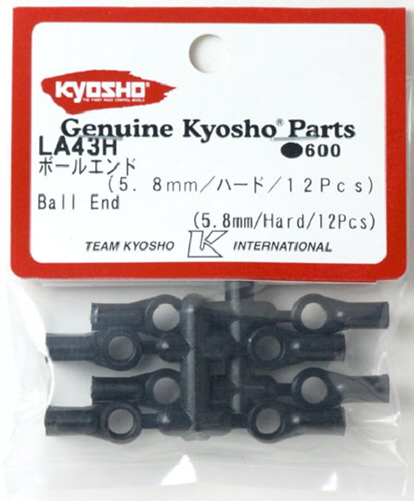 Kyosho LA43H Ball End (5.8 mm/Hard/12 Pcs)