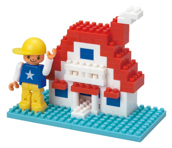 Kawada ML-029 nanoblock New House (4972825139387)