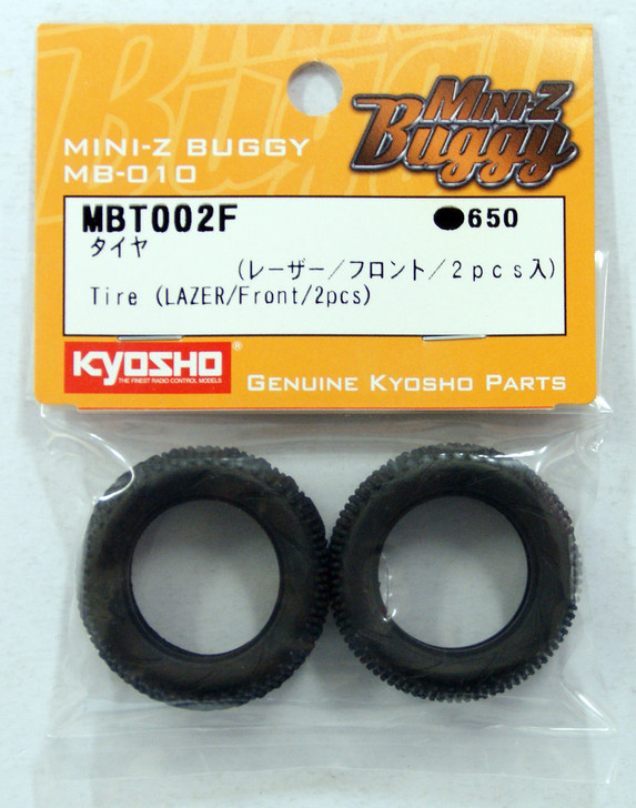 Kyosho Mini Z Buggy MBT002F Tire (LAZER Front 2pcs)