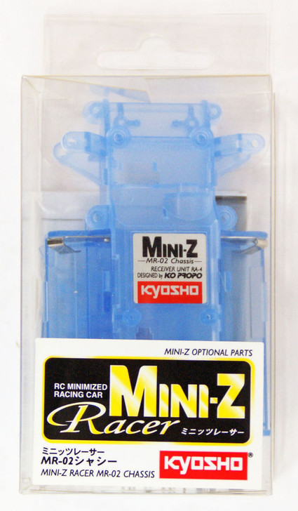 Kyosho Mini Z MZF201CB Skelton Chassis Set Clear Blue