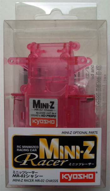Kyosho Mini Z MZF201CP Skelton Chassis Set Clear Purple