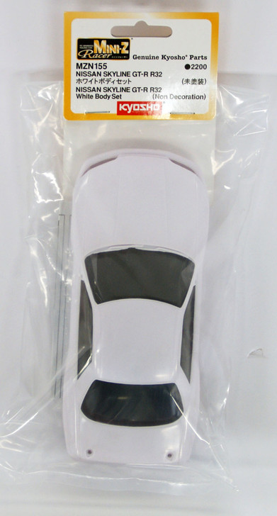 Kyosho Mini Z MZN155 NISSAN Skyline GT-R R32 White Body Set