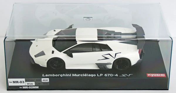 Kyosho Mini Z MZP215W Lamborghini Murcielago LP670-4 SV White