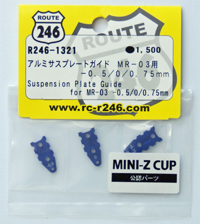 Kyosho Mini Z R246-1321 Suspension Plate Guide for MR-03 -0.5/0/0.75mm