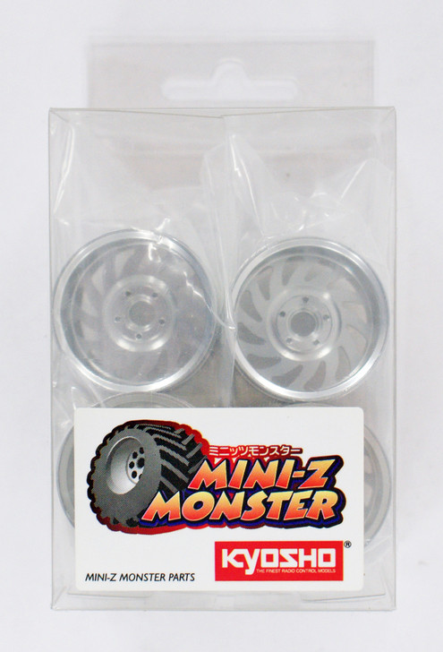 Kyosho MMH20S Deep Al-Wheel for MINI-Z MONSTER(SILVER)