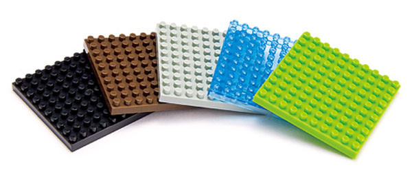 Kawada NB-008 nanoblock Plate Set (5 Pieces) (4972825138144)
