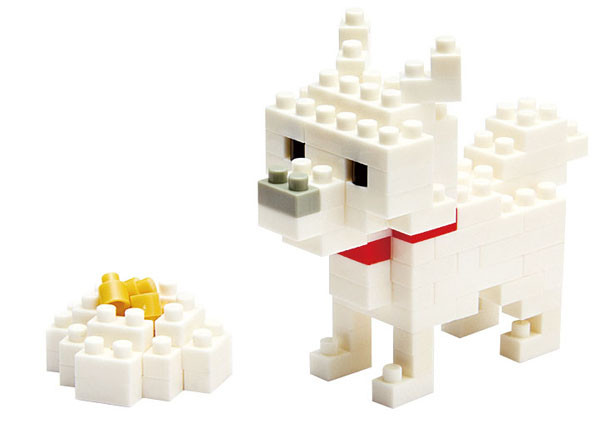 Kawada NBC-005 nanoblock Hokkaido Dog (4972825136690)