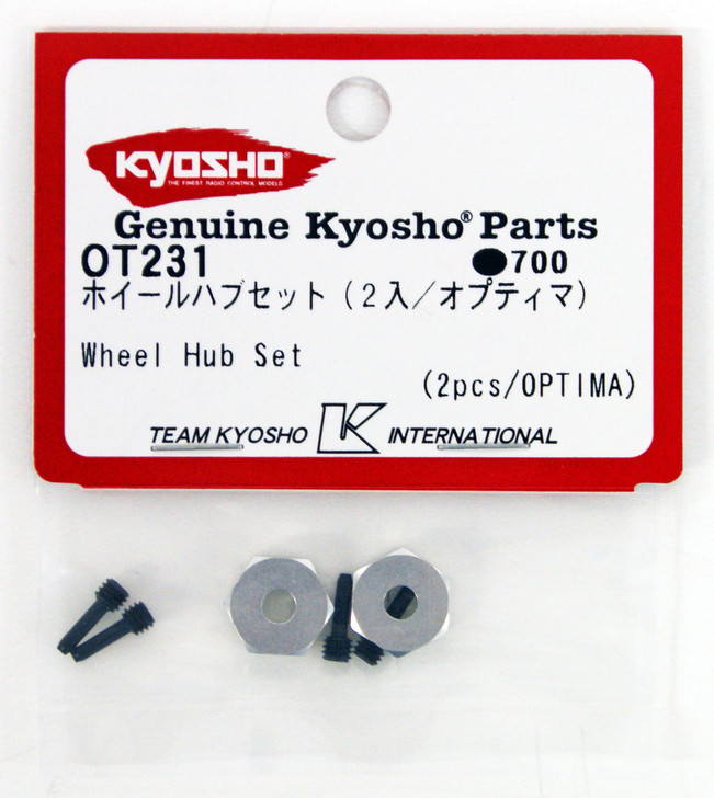 Kyosho OT231 Rear Wheel Hub Set (2pcs/OPTIMA)