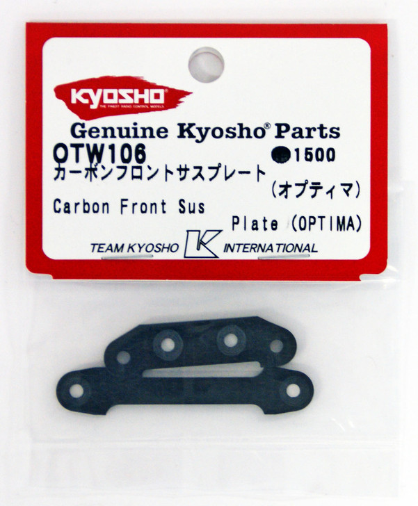 Kyosho OTW106 Carbon Front Suspension Plate (OPTIMA 2016)