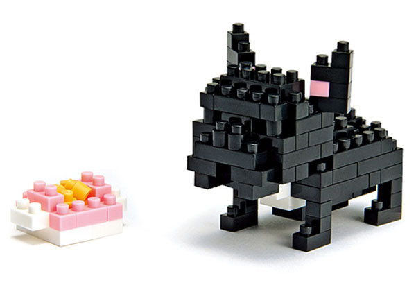 Kawada NBC-015 nanoblock French Bulldog (Dog) (4972825139288)