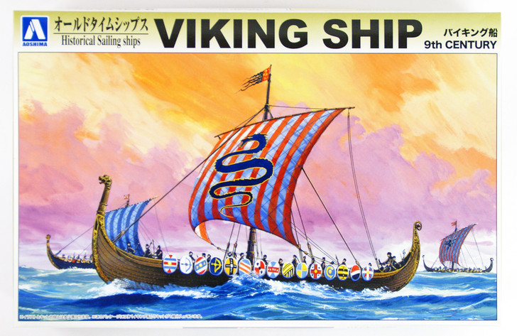 Aoshima 43172 Historical Sailing Ships VIKING SHIP Non-scale kit (4905083043172)