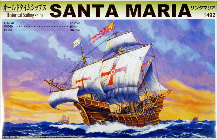 Aoshima 43189 Historical Sailing Ships SANTA MARIA Non-scale kit (4905083043189)