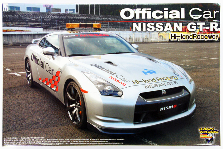 Aoshima 44995 Nissan GT-R R35 Official Car 1/24 Scale Kit (4905083044995)