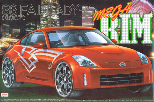 Aoshima 46357 Nissan Fairlady Z (Z33) 2007 Mega RIM Design 1/24 Scale Kit (4905083046357)