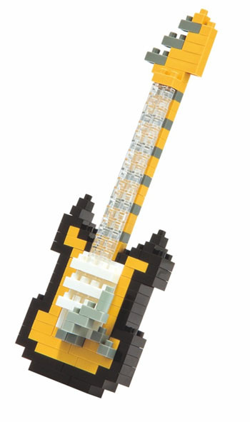Kawada NBC-023 nanoblock Electric Guitar (4972825139981)