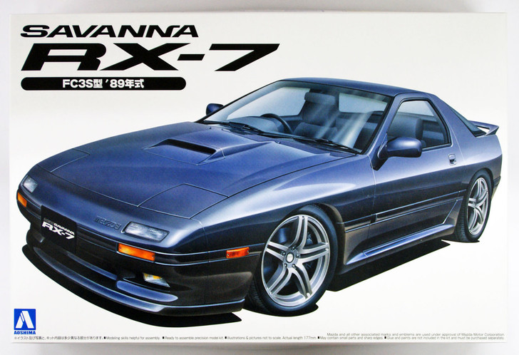 Aoshima 46609 Mazda Savanna RX-7 (FC3S) 1989 1/24 scale kit