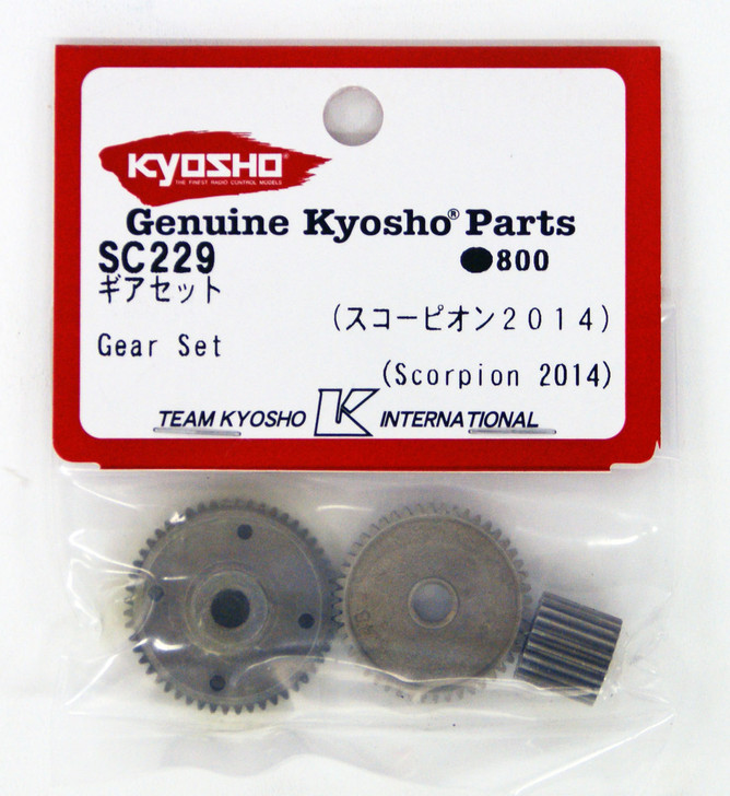 Kyosho SC229 Gear Set (Scorpion 2014)