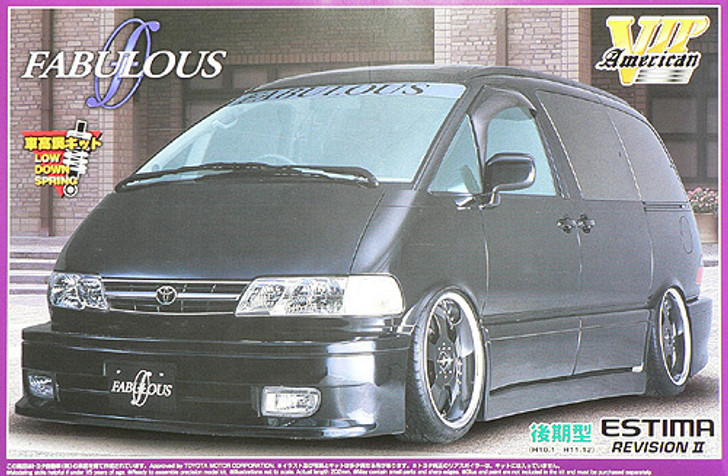 Aoshima 46968 Toyota Estima Fabulous Design 1/24 Scale Kit