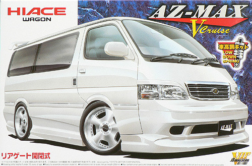 Aoshima 46975 Toyota Hiace AZ-Max V Cruise Design 1/24 Scale Kit (4905083046975)