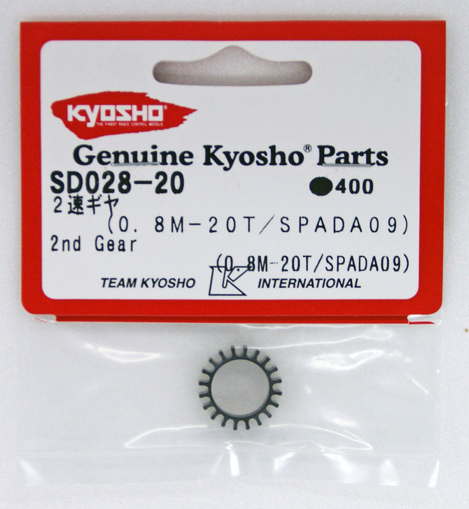 Kyosho SD028-20 2nd Gear(0.8M-20T/SPADA09)