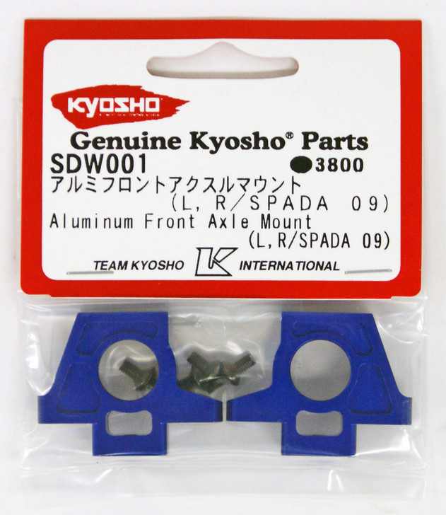 Kyosho SDW001 Aluminum Front Axle Mount (LR/SPADA 09)