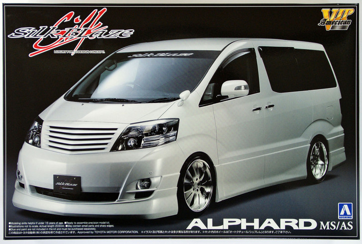 Aoshima 47644 Toyota Alphard MS/AS Silk Blaze 1/24 Scale Kit