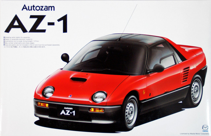 Aoshima 48702 Mazda Autozam AZ-1 1/24 Scale Kit (4905083048702)