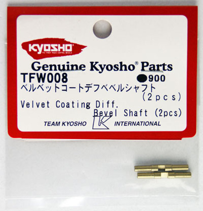 Kyosho TFW008 Velvet Coating Diff Bevel Shaft (2 Pcs)