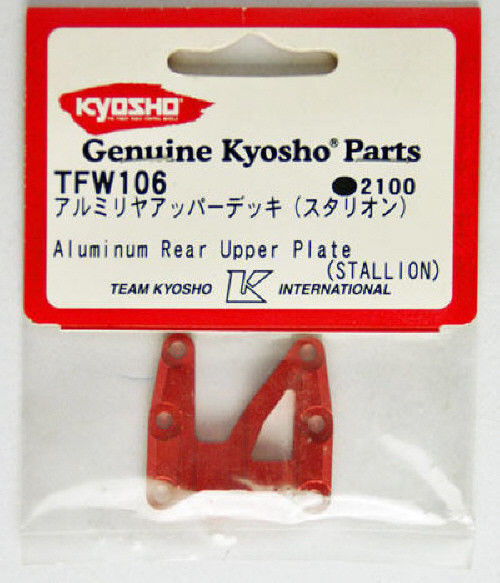 Kyosho TFW106 Aluminum Rear Upper Plate (STALLION)
