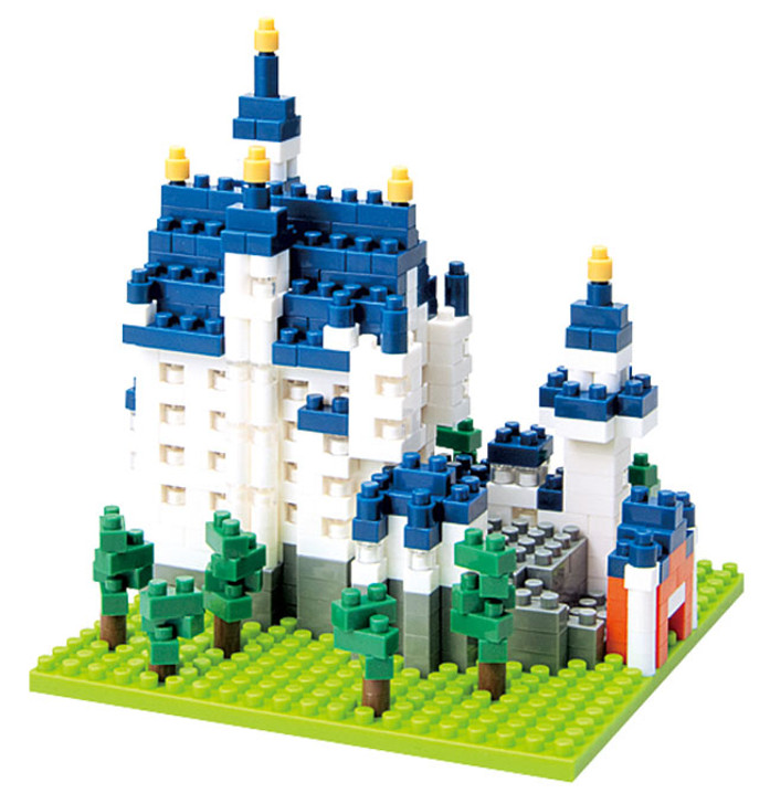 Kawada NBH-010 nanoblock Neuschwanstein Castle