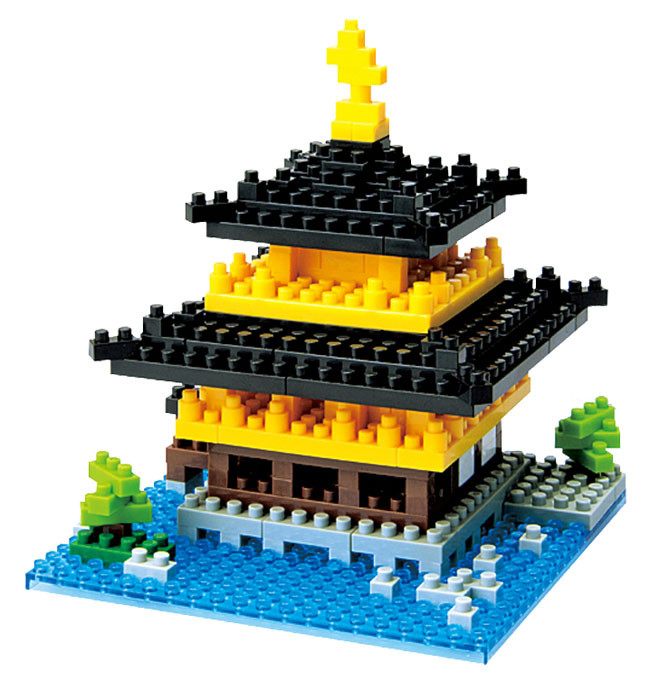 Kawada NBH-011 nanoblock Kinkakuji Temple (Kinkaku-ji) (4972825139363)