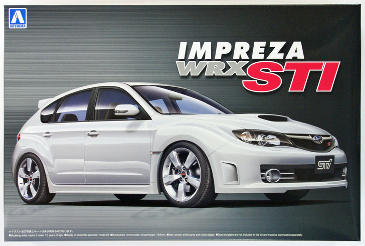 Aoshima 49730 GRB Subaru Impreza WRX STi 2007 1/24 Scale Kit (4905083049730)