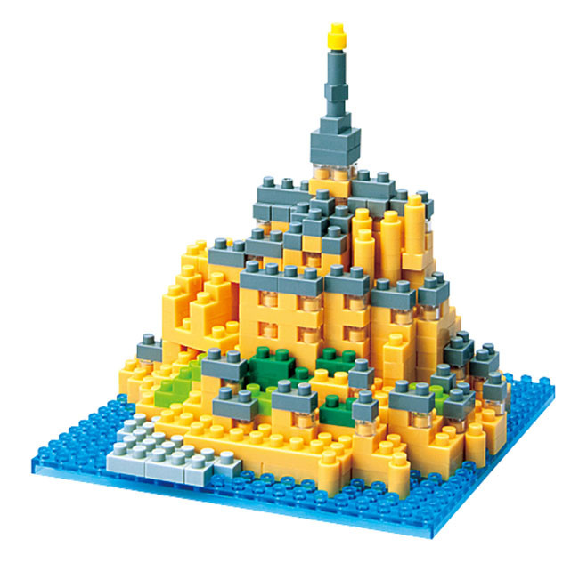 Kawada NBH-012 nanoblock Mont-Saint-Michel (4972825139370)