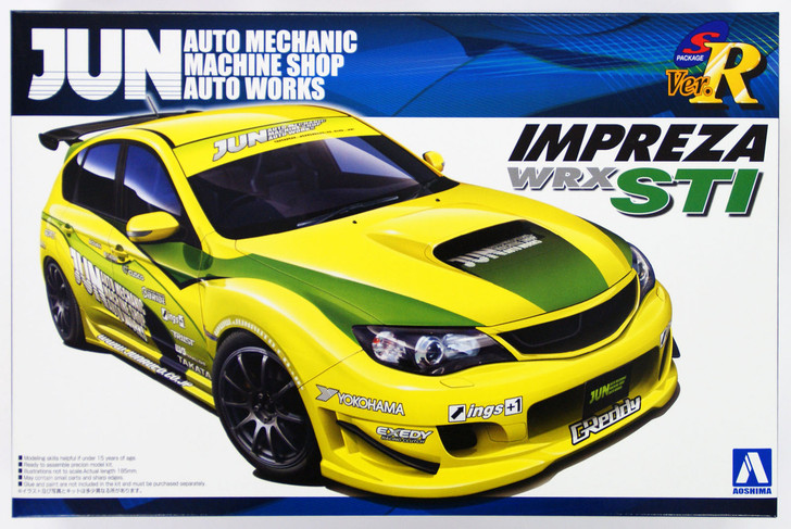 Aoshima 50552 Subaru GRB Impreza WRX STI JUN Version 1/24 Scale